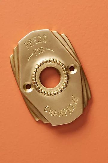 Press For Champagne Doorbell Cover | Anthropologie (US)