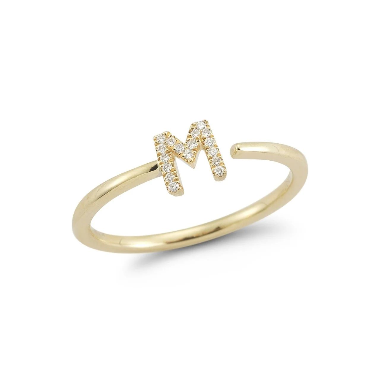 DRD - Single Initial Ring | Dana Rebecca Designs