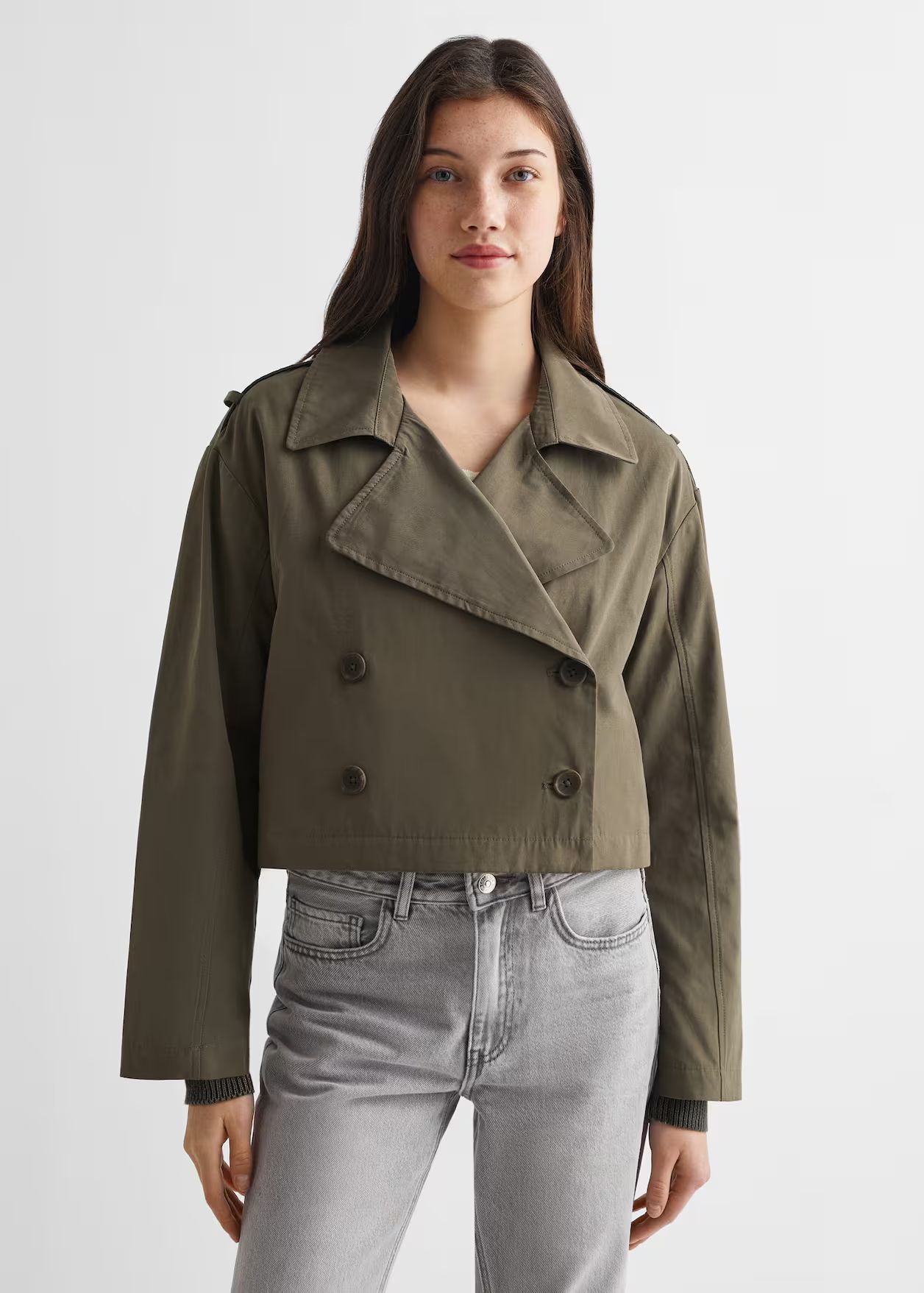 Short trench coat -  Teenage girl | Mango Teen USA | MANGO (US)