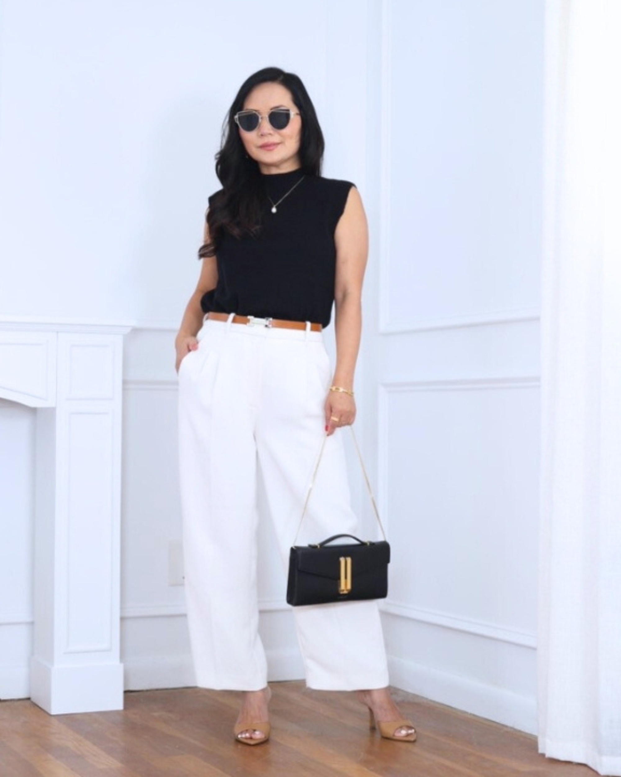 Wearing a mock neck top from Quince with wide-leg pants from Amazon — simple, comfortable, and effortlessly polished for any day. I’m 5’2, wearing size S.

#LTKPetite #LTKStyleTip #LTKOver40