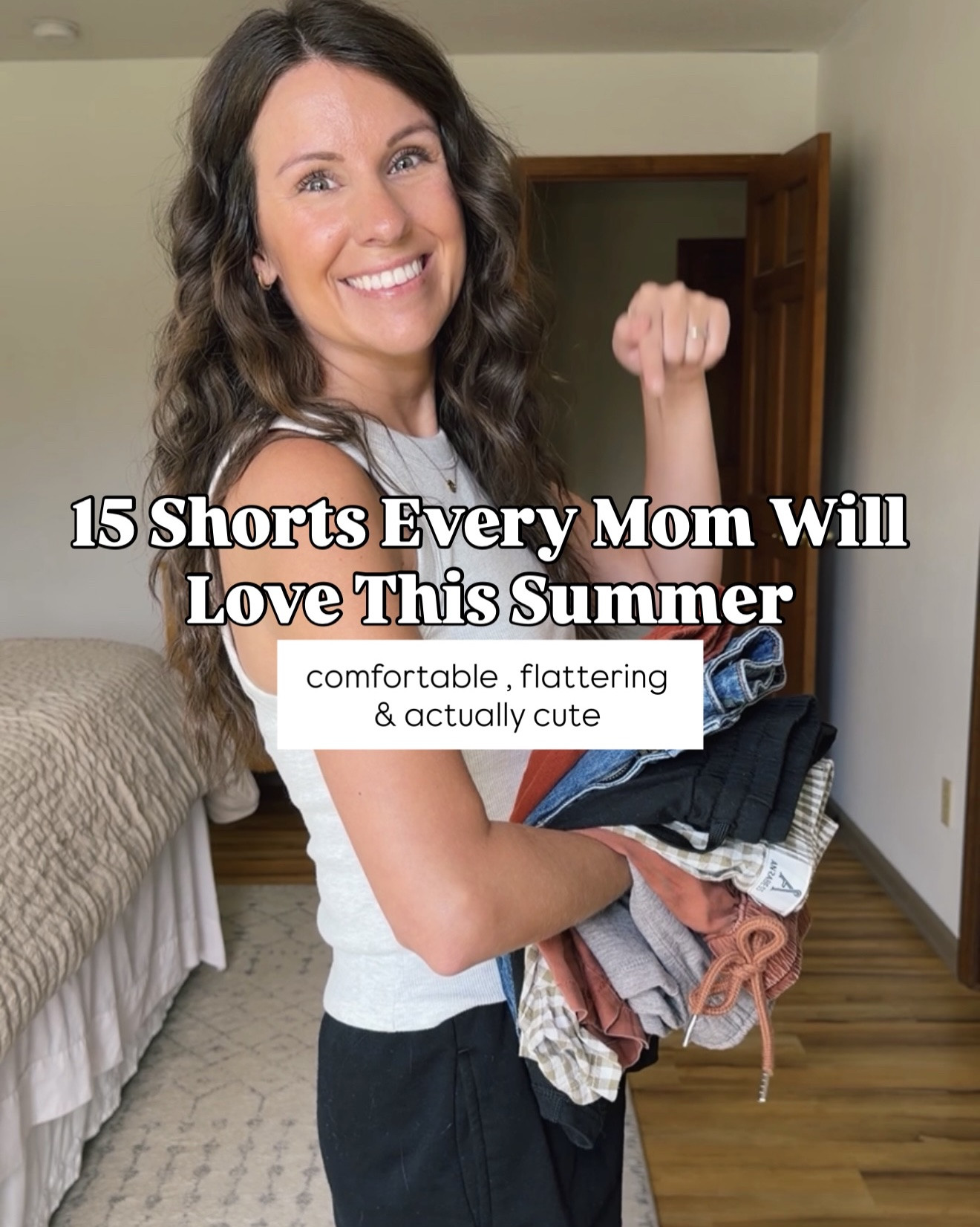 15 pairs of shorts for moms (or anyone who wants to be comfy and functional!)🩳🙌🏽🥰

Target denim shorts: 00, medium wash. Size up for more room. Almost no stretch.
Amazon Gingham boxer shorts: wearing xs. I also have small (in red striped pair). they shrink a bit when washing.
Quince Ripstop taupe shorts: size xs. Run a tad big, also shrink slightly.
Walmart Black denim shorts: 00. True to size.
Amazon Fleece pull on shorts: xs. True to size, also shrink when washing.
Quince Pull on black shorts: size small. Xs would work too. True to size. 
Quince tencel utility shorts: xs. Maybe run a little small. Size up for more room in waist. 
Walmart Floral boxer shorts: xs. Shrink when washing.
Target White cotton/linen shorts: xs. Run a little big, size down if between sizes.
Old navy Linen shorts: xxs. I size down because the linen stretches a bit with wear.
Amazon striped boxers: small. Xs would fit too! 
American Wagle light wash denim shorts: 00, dream blue color. Fit true to size.

I also linked a couple other pairs of shorts I have and wear that I didn’t get a chance to include in this round up🙌🏽

#LTKSeasonal #LTKPetite #LTKootd
