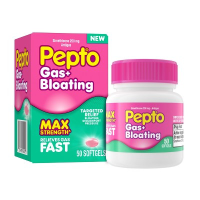 Pepto-Bismol Gas + Bloating Softgels - 50ct | Target