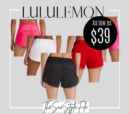 Lululemon shorts sale. Fitness, athleisure. Daily sale. Daily deal. Shorts sale. Spring fashion. Spring fashion. 

Follow my shop @thesuestylefile on the @shop.LTK app to shop this post and get my exclusive app-only content!

#liketkit #LTKsalealert #LTKSeasonal #LTKSpringSale
@shop.ltk
https://liketk.it/4yOVh

#LTKsalealert #LTKSpringSale #LTKSeasonal