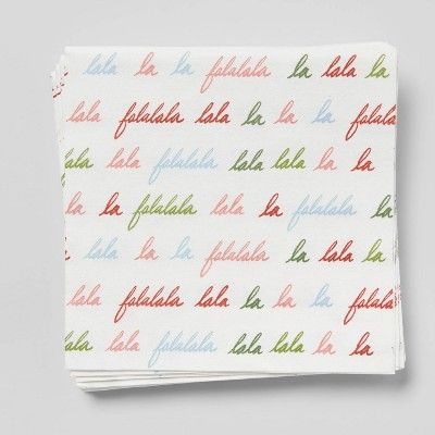 20ct Paper Falalala Beverage Napkins - Threshold™ | Target