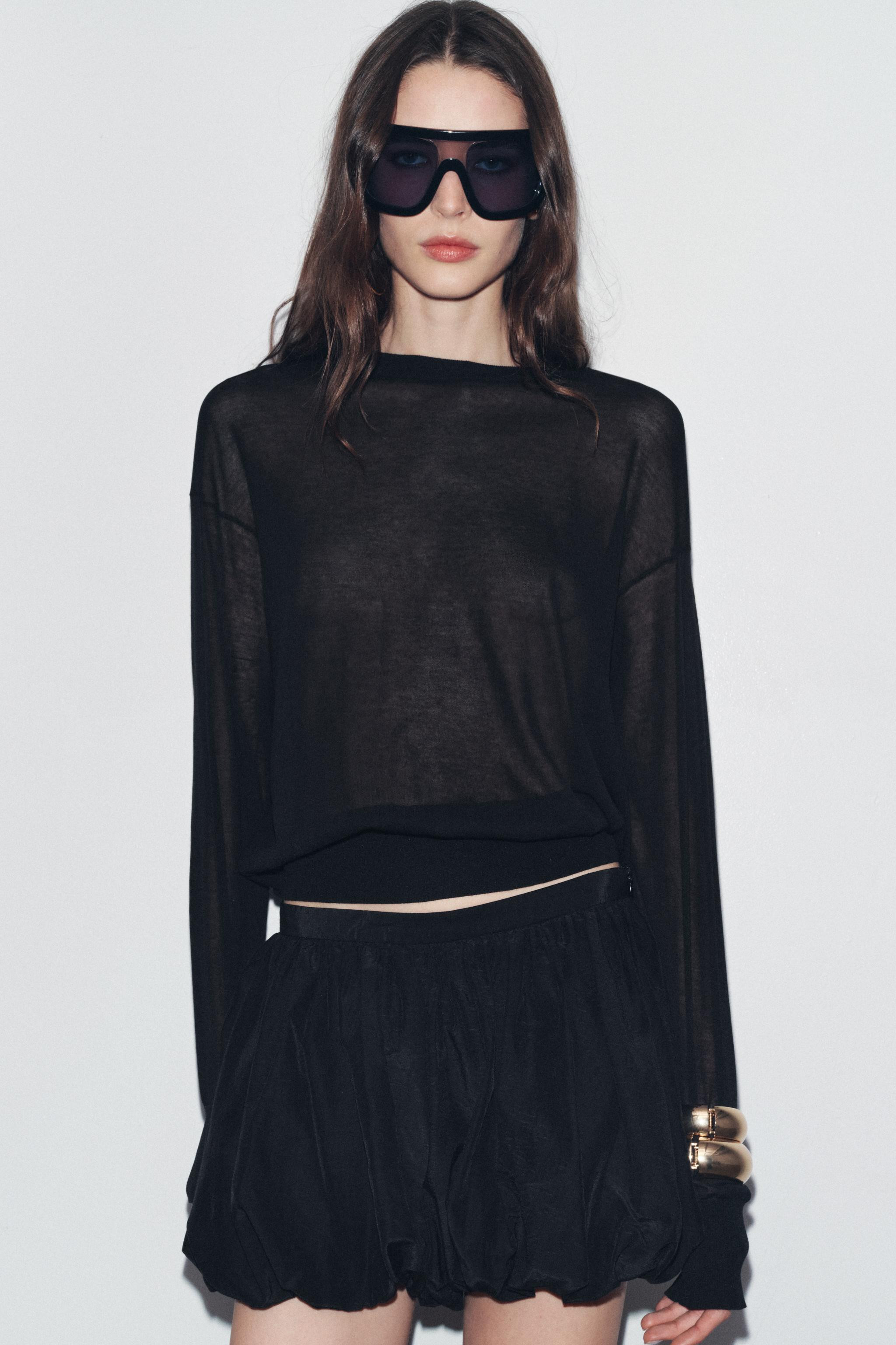 ZW COLLECTION BALLOON SKORT | Zara US