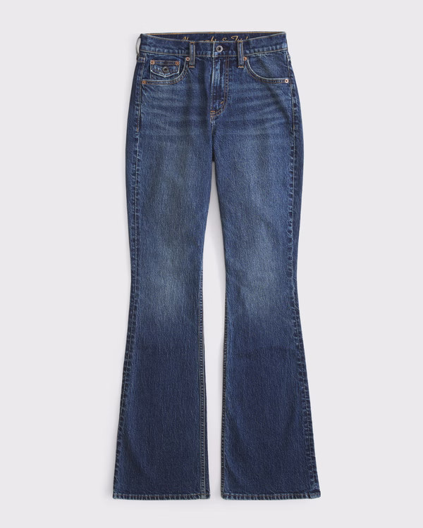 Curve Love High Rise Bootcut Jean | Abercrombie &amp; Fitch (US)