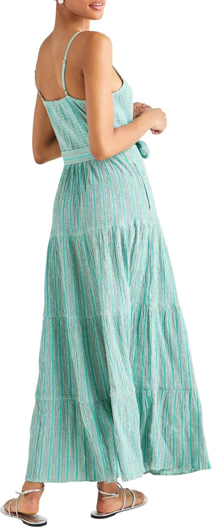 Splendid Laguna Stripe Cotton Blend Maxi Dress | Nordstrom | Nordstrom