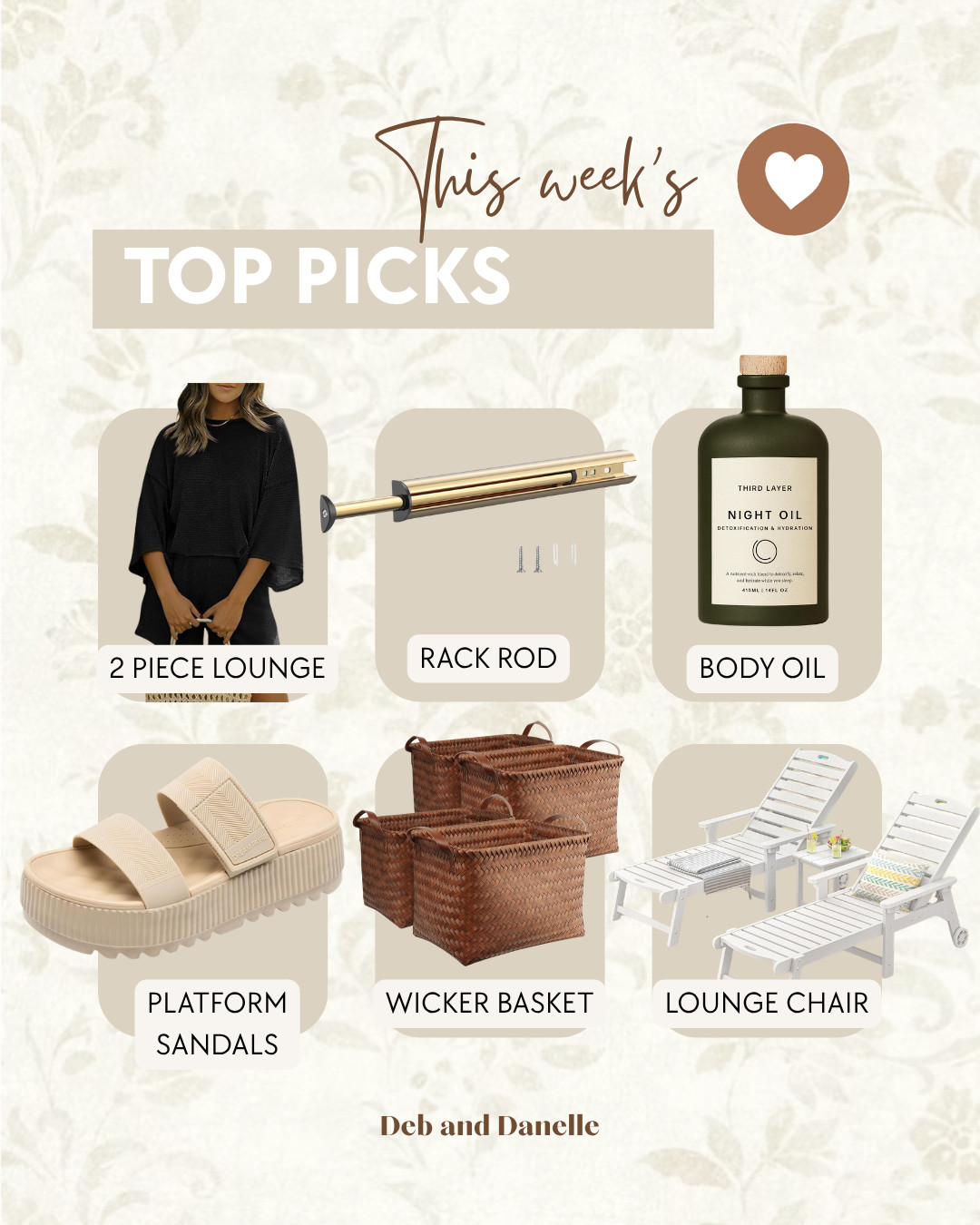 The most-loved items of the week from Amazon include this cozy lounge set, our extended clothing rack rod, castor body oil, my new platform sandals, and my closet storage baskets. 

 #LTKSeasonal #LTKHome