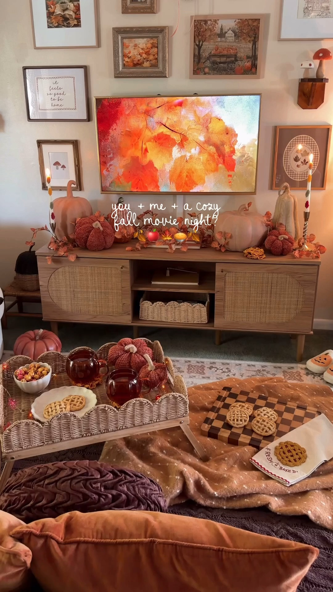 🍂It’s officially fall movie night season #worldmarketpartner
All of the new fall finds at @worldmarket got me so inspired to set up a cozy movie marathon featuring all of my favorite autumn classics. I always love shopping at World Market for autumn because they have the most unique decor finds and treats to really bring the season to life in our space!

#LTKSeasonal #LTKHome #LTKTall
