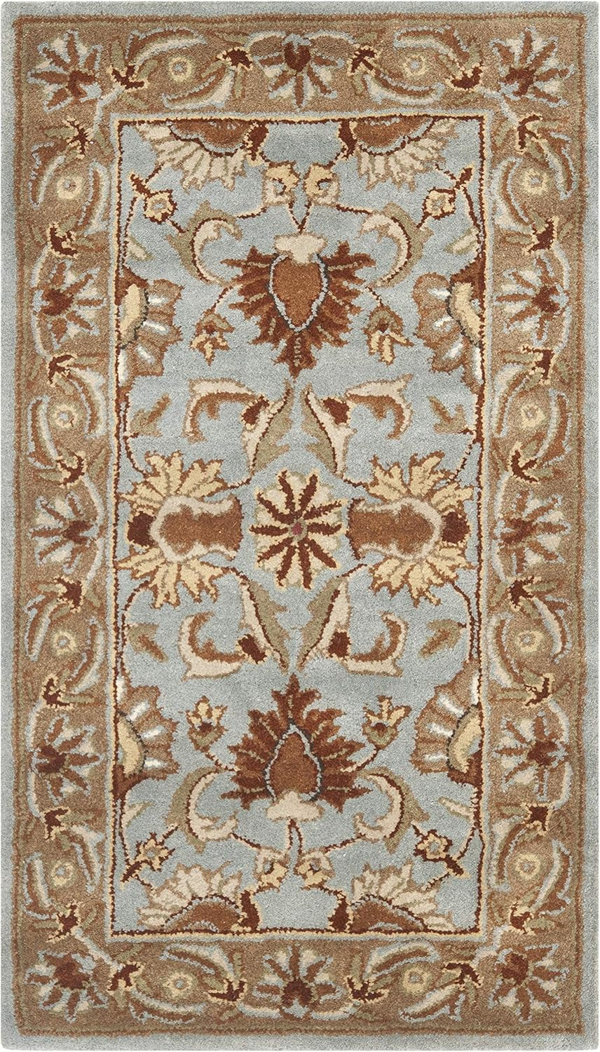 SAFAVIEH Heritage Collection 2' x 3' Blue / Beige HG822A Handmade Traditional Oriental Premium Wo... | Amazon (US)