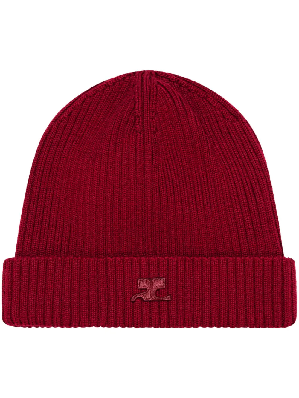 Courrèges AC Ribbed Beanie  | Red | FARFETCH | Farfetch Global