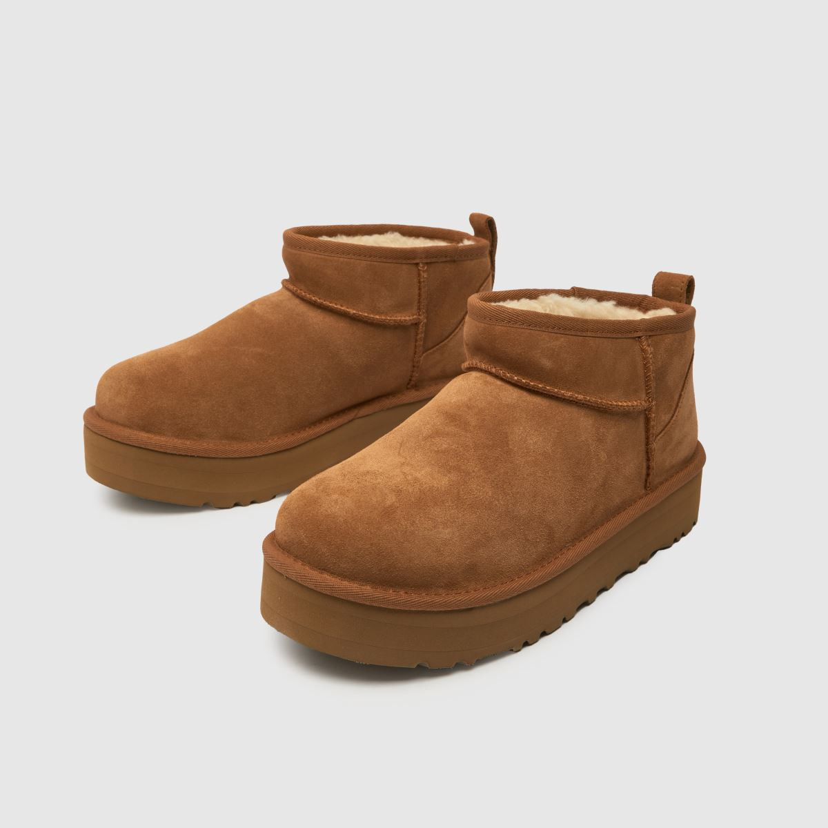 Kids Youth Chestnut UGG Classic Ultra Mini Platform Boots | schuh | Schuh