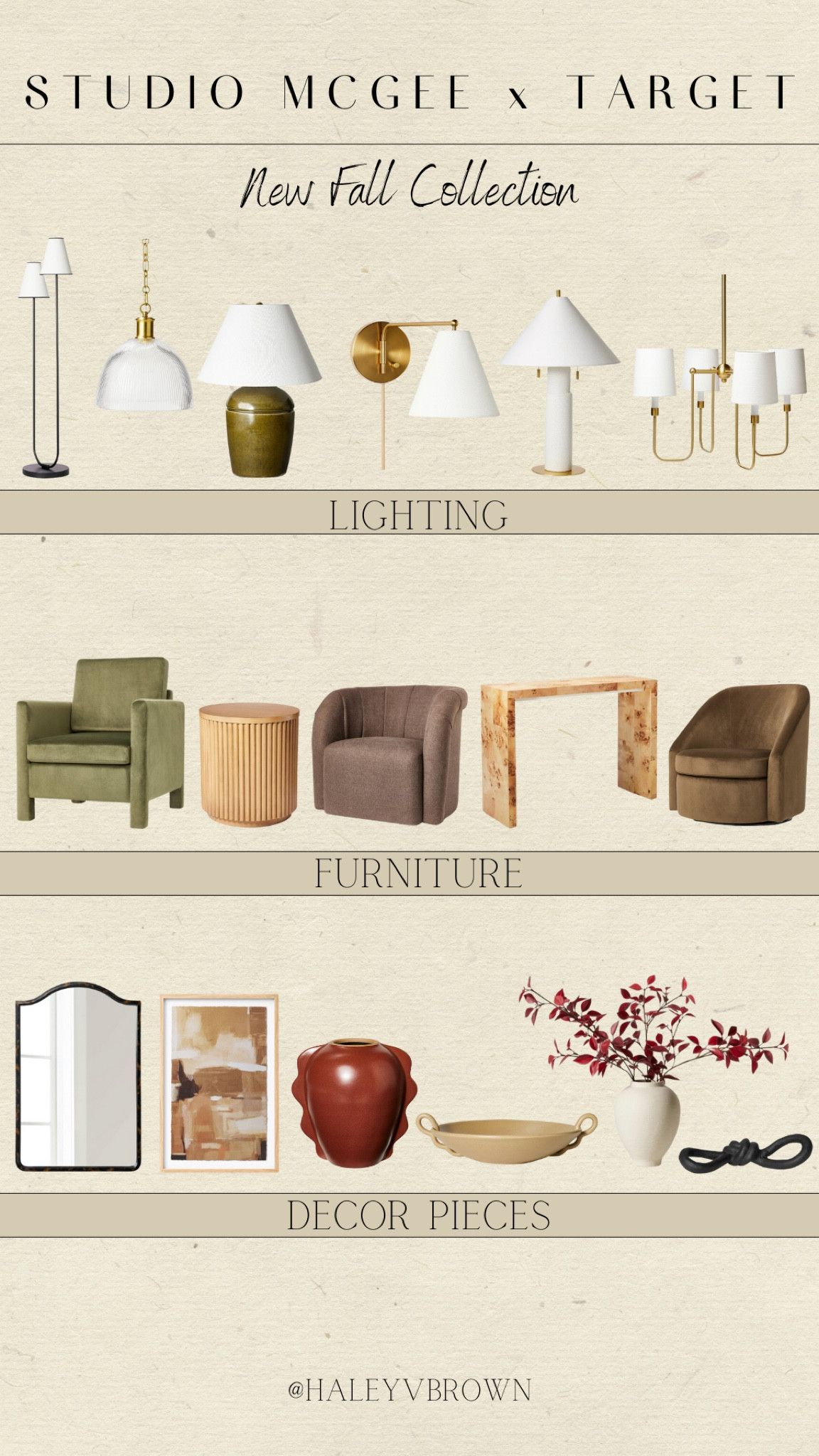 Studio McGee New Collection, Fall Home Decor, Light, Lamp, Sconce, Chair, Table, Mirror, Wall Art, Picture, Artificial Flower, Vase, Bowl, Target Decor, Fall Leaves, McGee Co, Neutral Home Decor, Bedroom

#LTKsalealert #LTKhome #LTKSeasonal