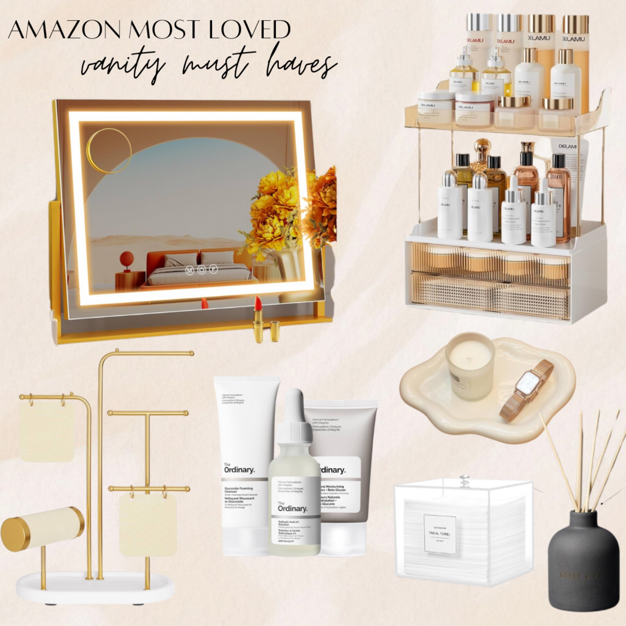 Amazon Must Loved: Vanity Must Haves

#LTKBeauty #LTKHome #LTKFindsUnder50
