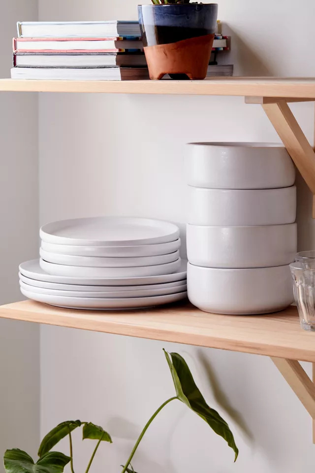 Stone Lava Speckled 12-Piece Dining Set | Urban Outfitters (US and RoW)