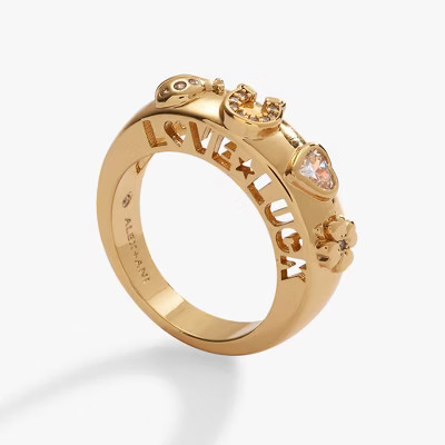 Alex and Ani Love and Luck Open Domed Ring | Target
