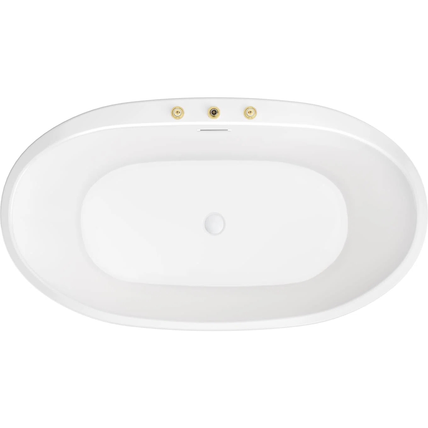 Proflo 59" x 31" Freestanding Soaking Acrylic Bathtub & Reviews | Wayfair | Wayfair North America