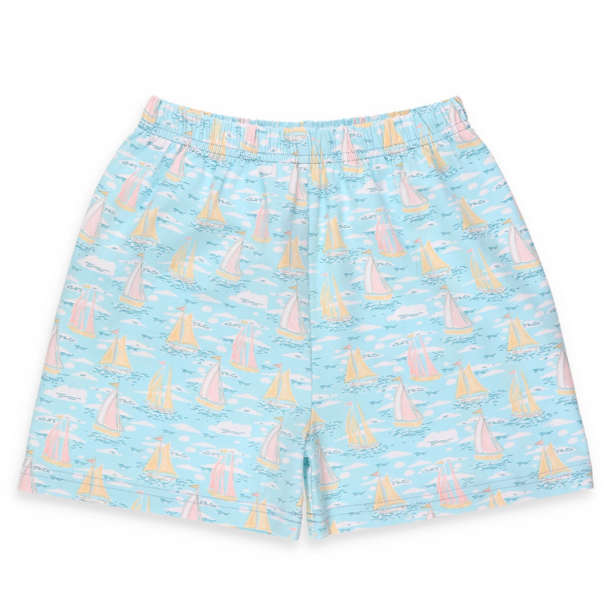Boys Sailboat Laguna Shorts | Shrimp and Grits Kids