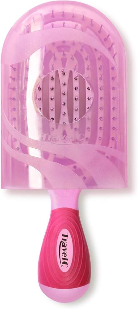 NuWay 4HAIR® U.S. Patented Detangler Hair Brush for Men & Women - Baby Pink | Hair Comb for Scal... | Amazon (US)