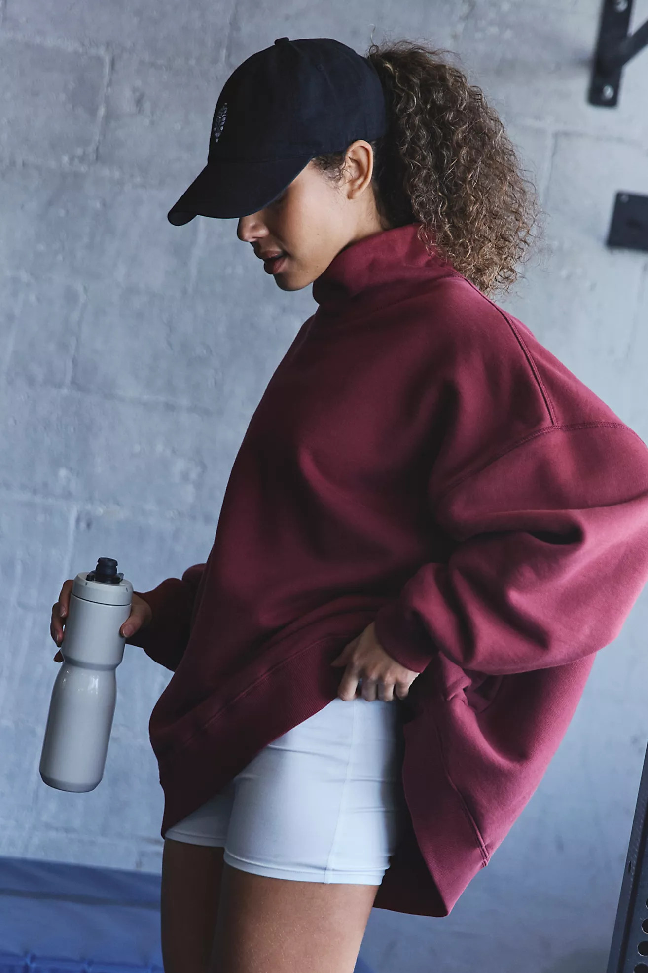 A Cut Above Mock Neck Pullover Sweatshirt | Free People (Global - UK&FR Excluded)