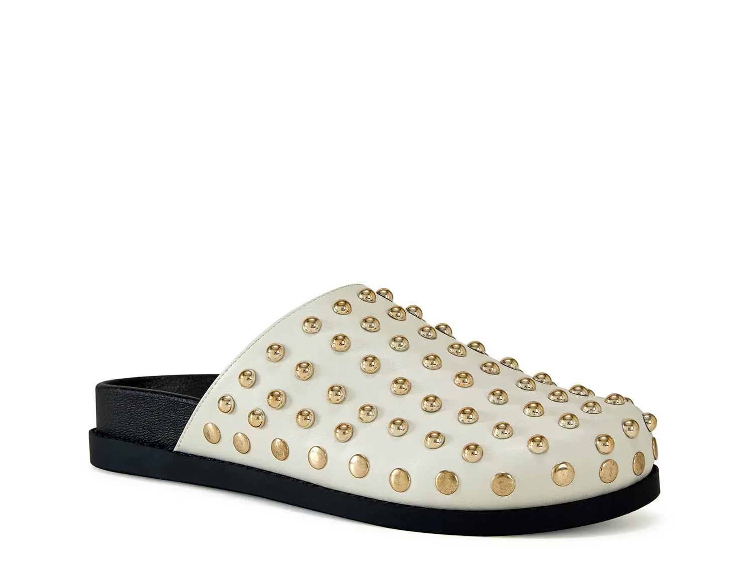 Azalea Wang Traverse Clog | Women's | Off White/Gold | Size 7 | Clogs | DSW