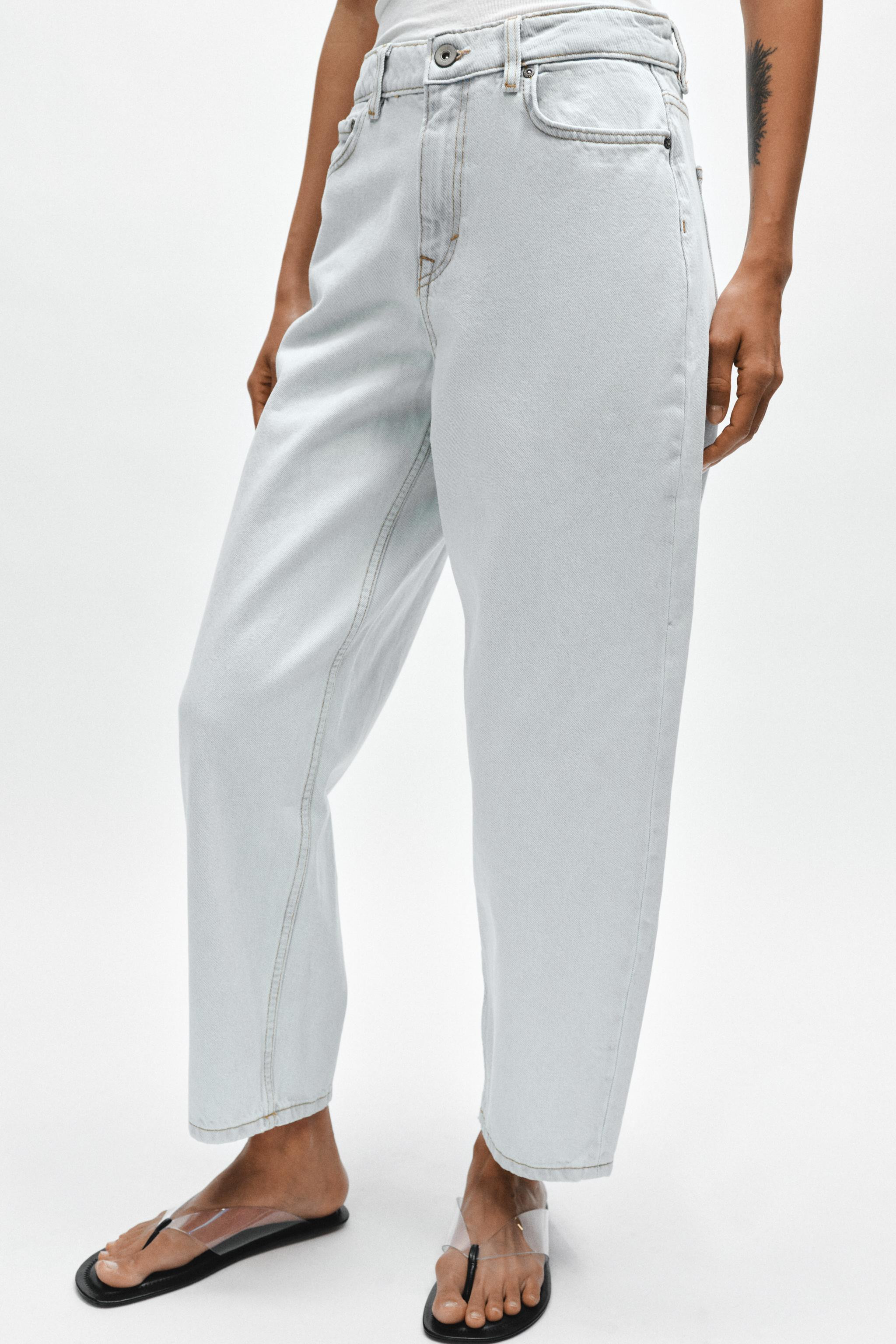 JEANS ZW COLLECTION TAPERED MITTELHOHE BUND | Zara DE