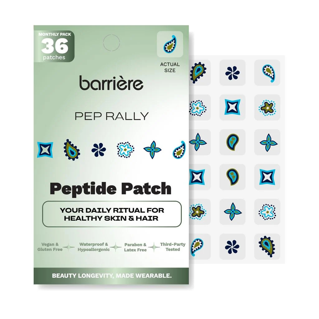 Pep Rally Peptide Patch |Daily Ritual for Healthy Skin + Hair | barri\u00e8re | barriere