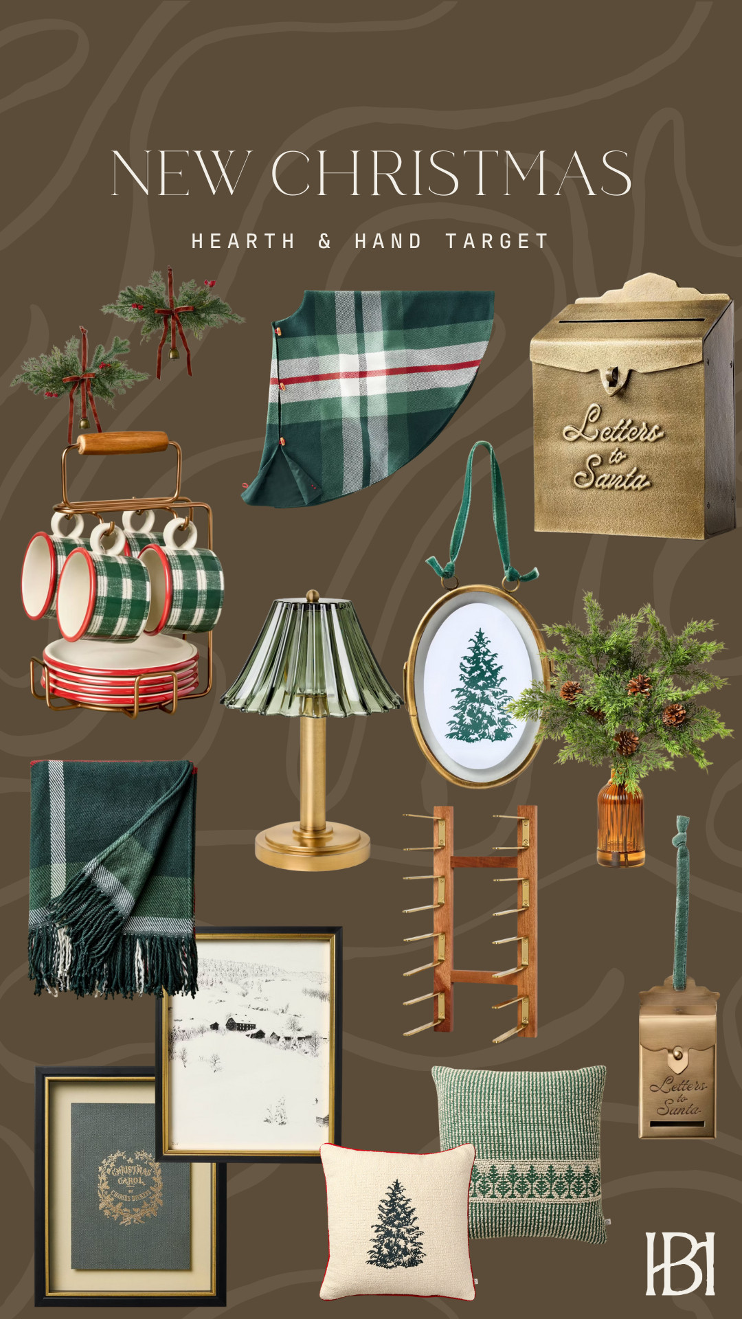 Hearth and hand christmas 2025, target christmas decor, hearth and hand holiday collection, green plaid christmas decor, classic christmas home, vintage inspired christmas, farmhouse christmas style, letters to santa mailbox, cozy holiday decorations, modern traditional christmas, target home finds, timeless christmas styling, holiday home trends 2025 

 #LTKHoliday #LTKSeasonal #LTKHome