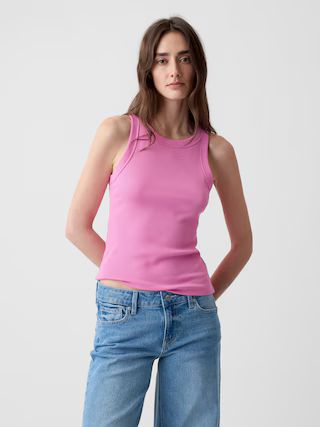 Modern Rib Halter Tank Top | Gap (US)