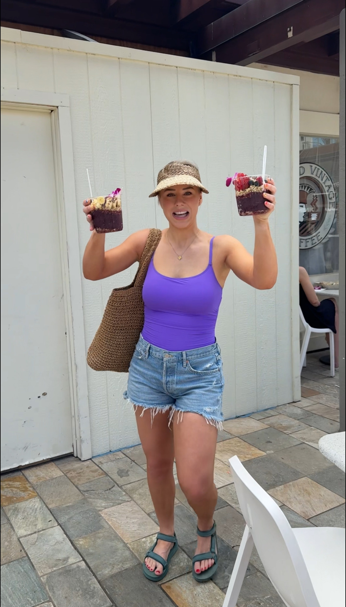 Purple swimsuit outfit from Hawaii! Might be my favorite swimsuit I own, also these shorts are perfect for the summer 

 #LTKFindsUnder50 #LTKSwim #LTKTravel