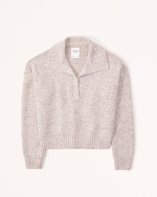 Notch-Neck Sweater Polo | Abercrombie & Fitch (US)