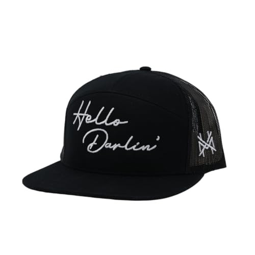 The Mad Hatter, Men & Women’s Trucker Hat, Premium Adjustable Snapback for Everyday Wear, Hello Darlin' - 168 Black | Amazon (US)
