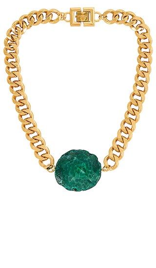 Chunky Green Agate Necklace in Agate Stone | Revolve Clothing (Global)