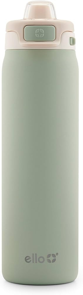Ello Pop & Fill Stainless Steel Water Bottle with QuickFill Technology | Double Walled Vacuum Ins... | Amazon (US)