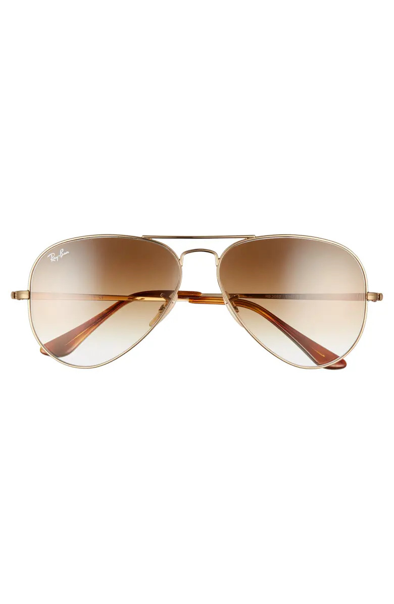 58mm Gradient Aviator Sunglasses | Nordstrom