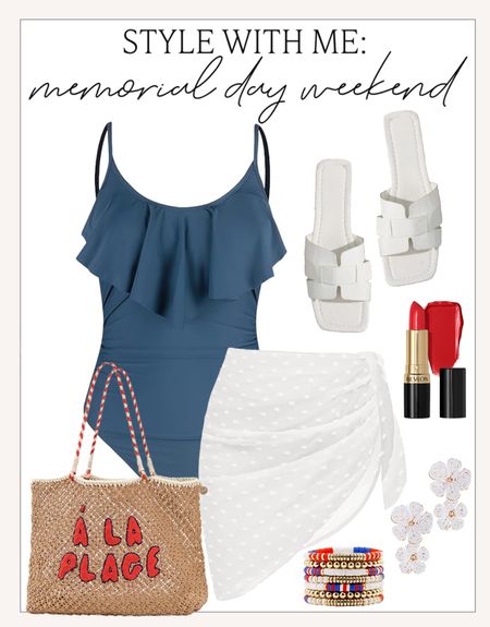 The perfect MDW outfit idea! 

#summerstyle

Summer style. Red white and blue fashion. MDW outfit idea. MDW beach day look. Summer beach day look. Amazon swim. White slide sandals. A la plage tote. Amazon white swim coverup skirt. White flower earrings. Red white and blue bracelet stack. Best red lipstick. Red white and blue style  

#LTKSwim #LTKSeasonal #LTKStyleTip