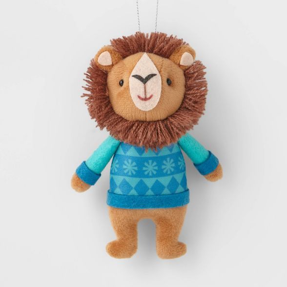 Dressed Lion Christmas Tree Ornament - Wondershop&#8482; | Target