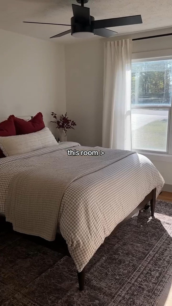 Creating cozy spaces for our guests is my love language 🤎🍒 

Everything I used here is linked in my bio on my LTK !! 
#amazonfinds #amazonhome #hmhome #amazon #ltkhome #ltkunder50