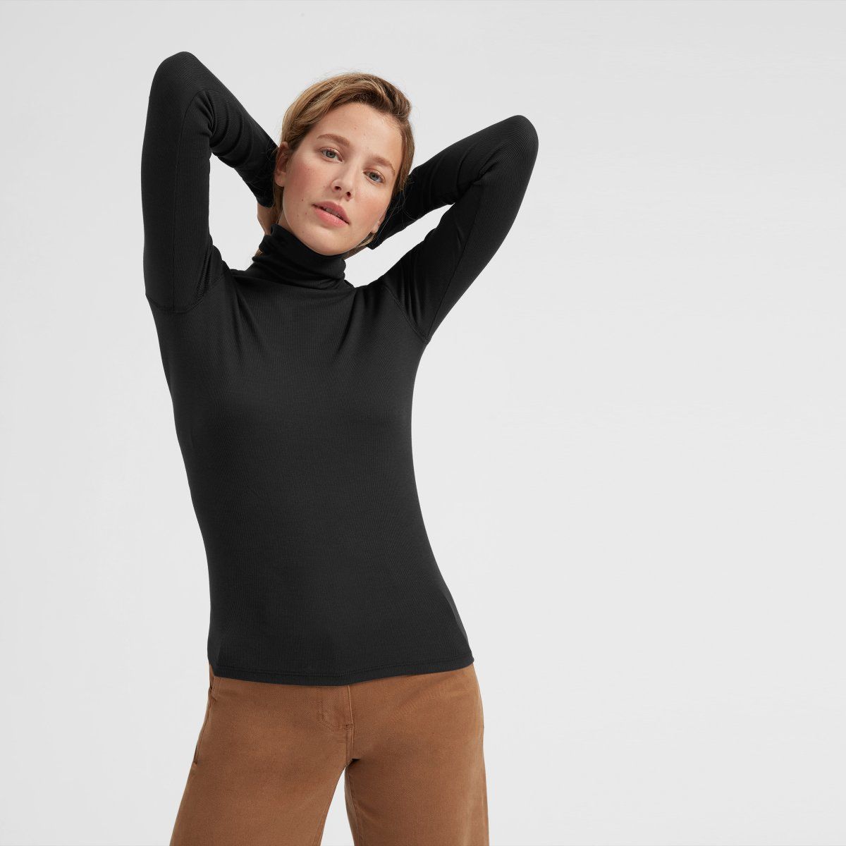 The Pima Micro Rib Turtleneck | Everlane