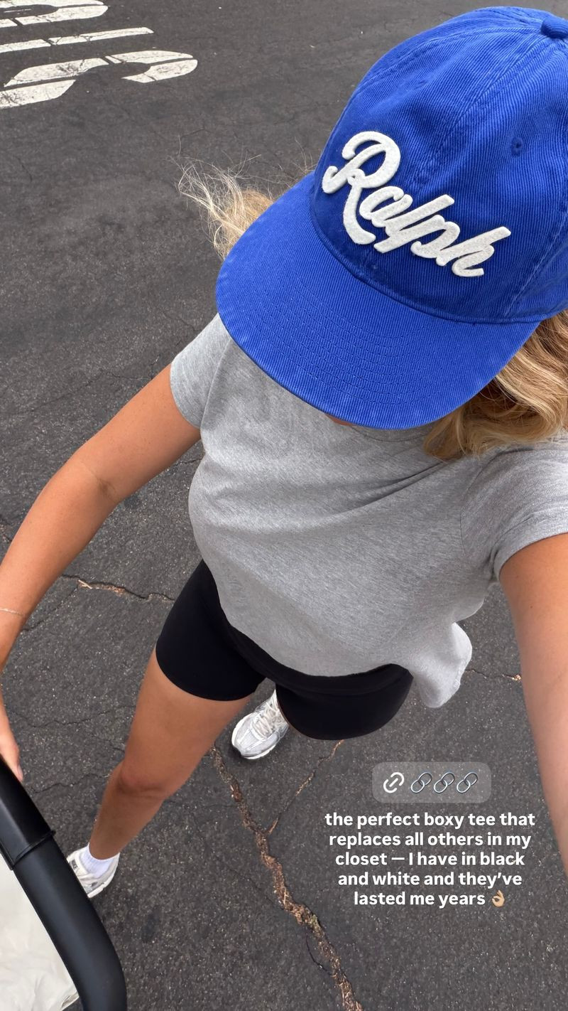 Grey Boxy Tee 

 #LTKgrwm #LTKootd #LTKfitnessgoals