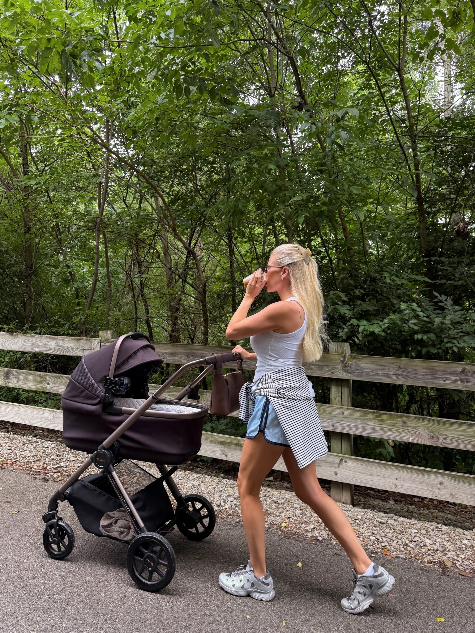 SIZE: medium in tee (tied around waist), med in shorts, linking similar tanks, shoes run tts! #kathleenpost

#LTKootd #LTKmomlife #LTKBaby