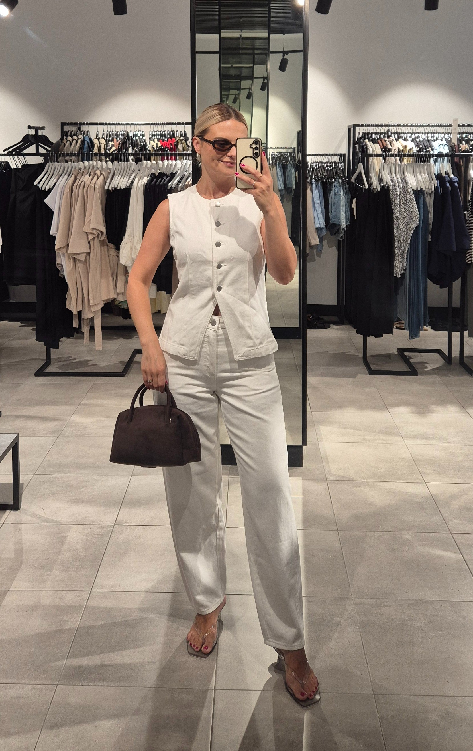White on white and double denim, so chic 🤍 

#LTKFashionMonth #LTKaustralia #LTKstyletip