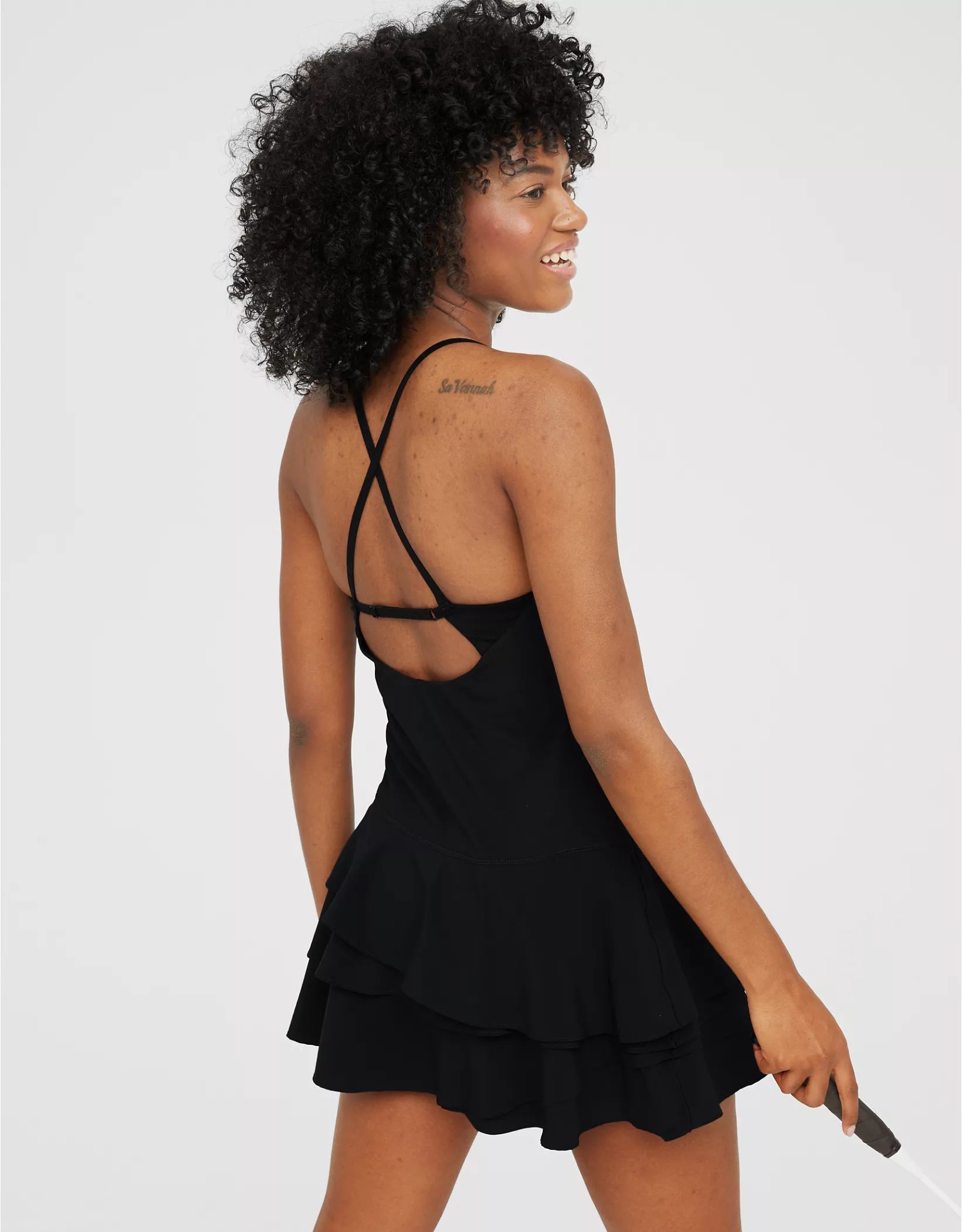 OFFLINE By Aerie Maggie Ruffle Tennis Dress | American Eagle Outfitters (US & CA)