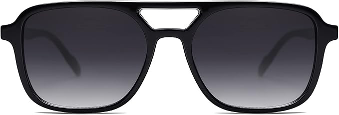 SOJOS Retro Aviator Sunglasses for Women Men,Trendy Rectangle Womens Mens Shades Sun Glasses SJ22... | Amazon (US)
