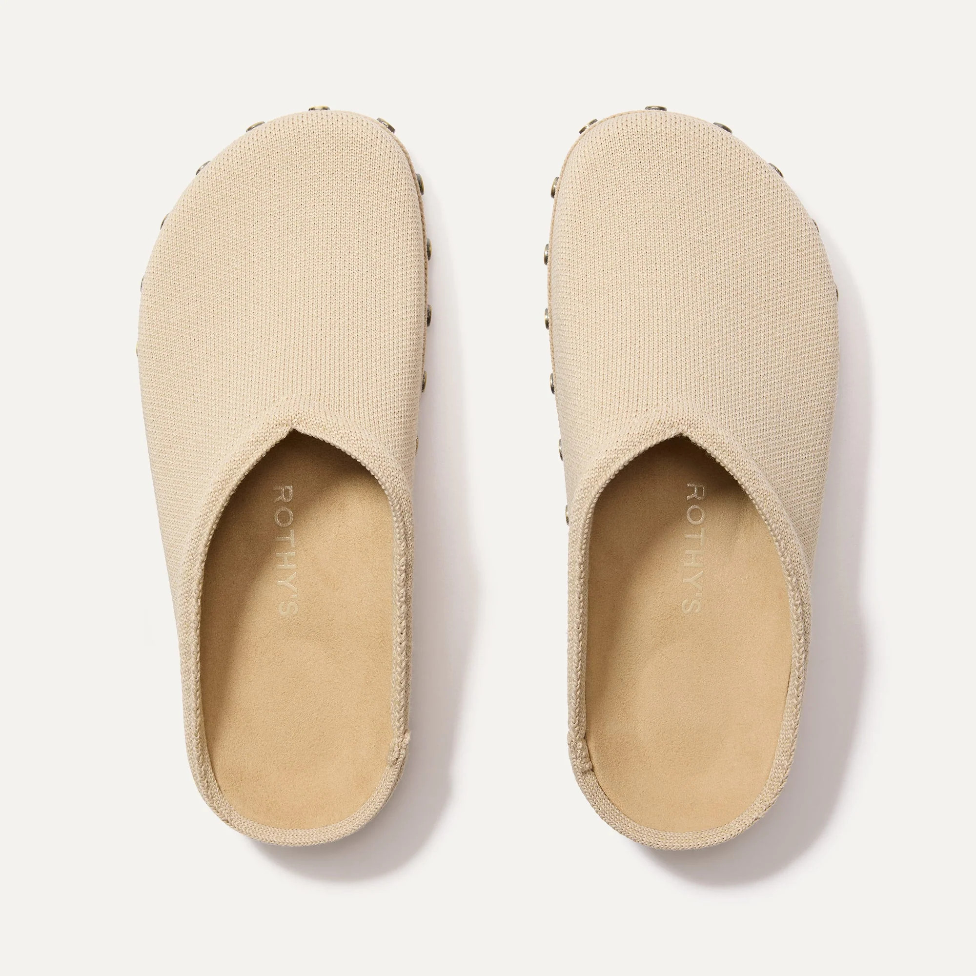 The Casual Clog in Studded Taupe | Rothy's | Rothy's