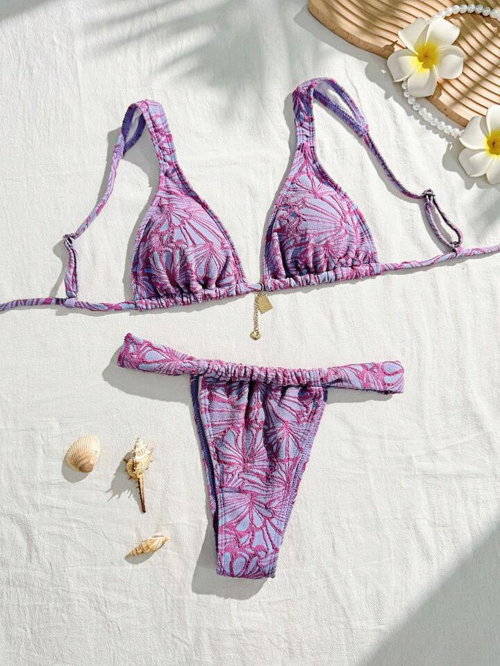 Swim Mod Conjunto de 2 piezas para mujer para usar en la playa en primavera, traje de baño de bi... | SHEIN