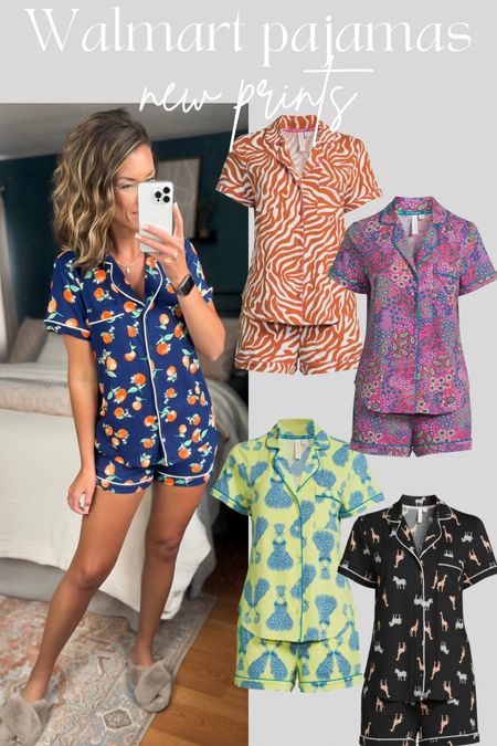 My favorite Walmart pajamas are now available in new prints. 
If between sizes, go down. 


#LTKSeasonal