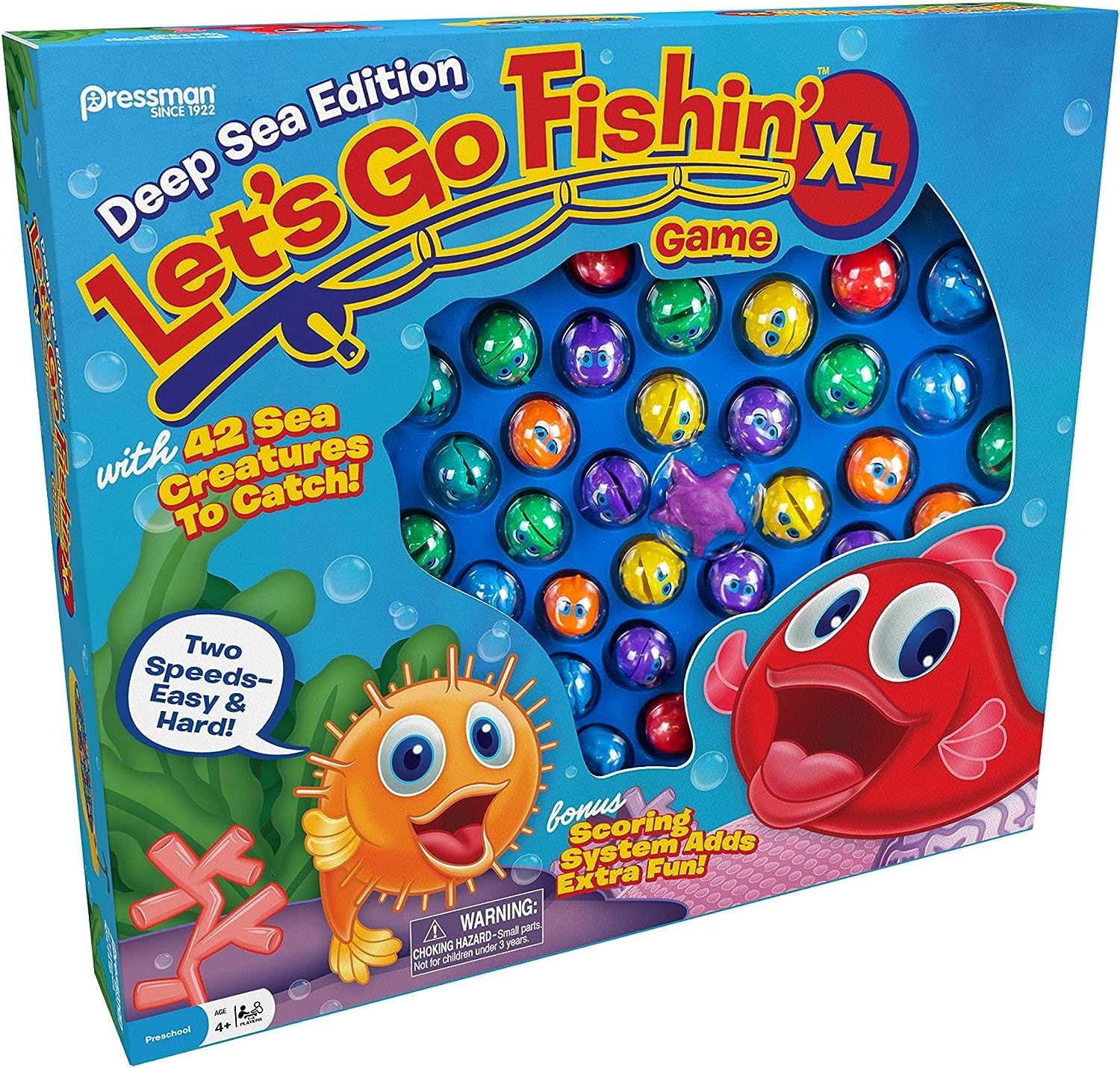 Pressman Let's Go Fishin' XL: Deep Sea Edition, Multicolor, 5" | Amazon (US)