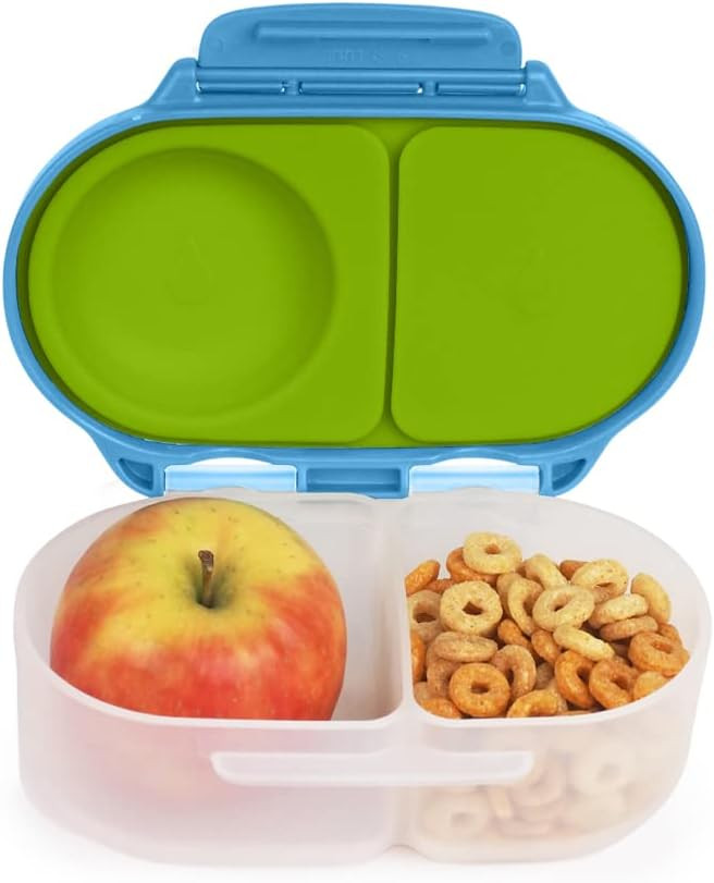 b.box Snack Box for Kids & Toddlers: 2 Compartment Snack Containers, Mini Bento Box, Lunch Box. L... | Amazon (US)