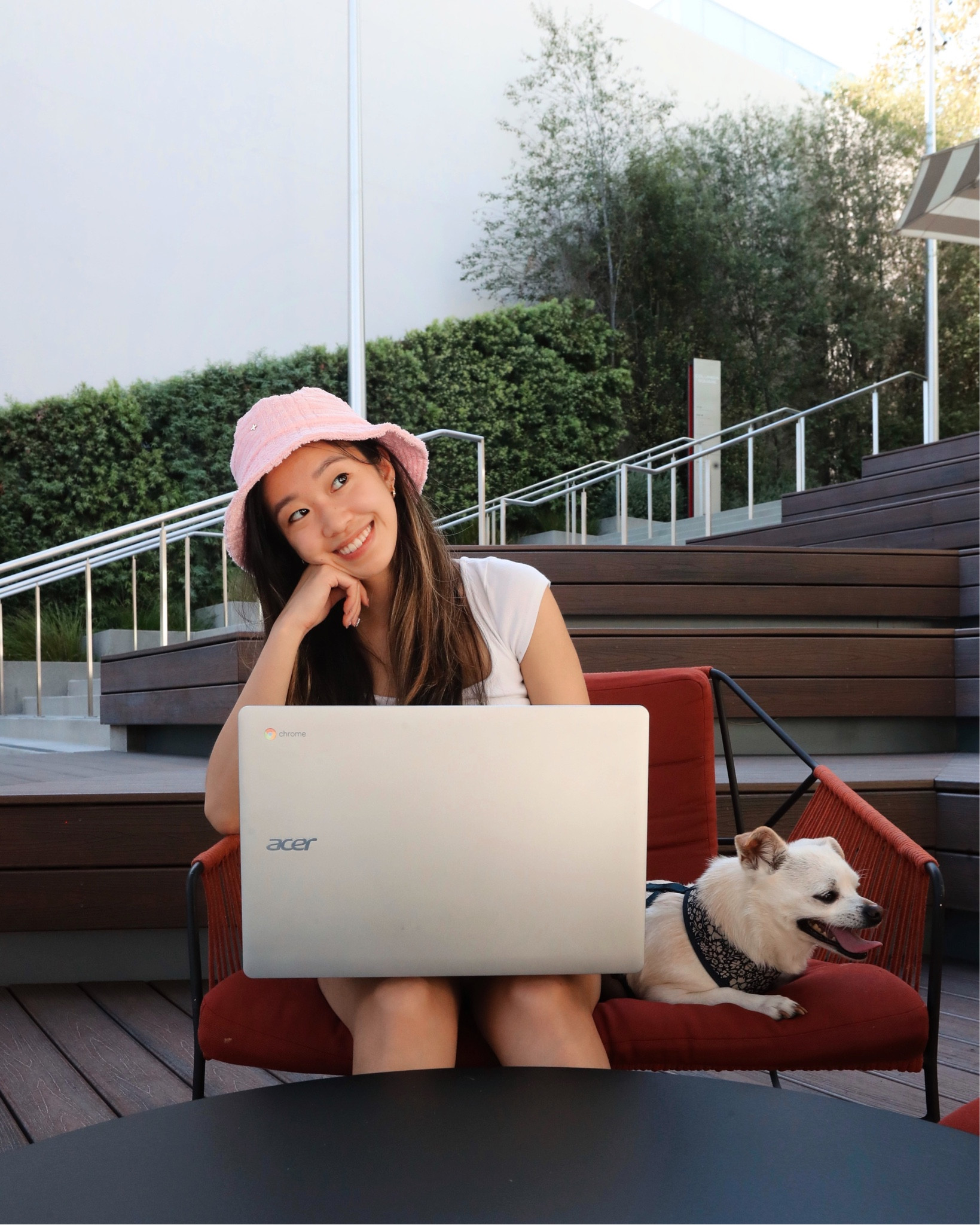 Out and about  🌎👩🏻‍💻 Love getting inspo on the go for my projects, and now I can turn the world into my space by bringing my Chromebook along! If you’re getting ready for back to school, check out my essentials from @walmart on @shop.ltk here https://liketk.it/4hqKu #liketkit #Walmartpartner #walmart 

#LTKBacktoSchool #LTKU #LTKFind